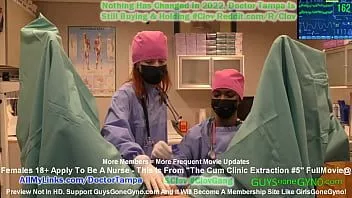 Reproduzir Extração de sêmen nº 5 no médico Tampa, que foi levado pelas pervnurses Stacy Shepard e enfermeira Jewel para "a clínica de esperma"! filme completo guysgonegyno.com!