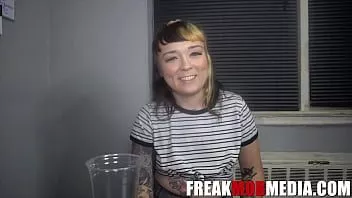 Play Freakmob hardcore- she failed her piss test, so he dumped it on her face!