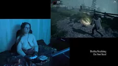 播放 丰满的黑发贝利寻求对大奶游戏玩法的评论 - 裸体艾伦韦克玩第 2 部分