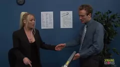 Play Big Tits Blonde MILF Cindy Behr's Office Sex Fantasy Come True