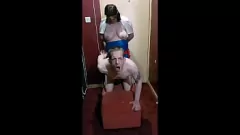 play La fidanzata di supporto tenta la collezione di coppia Parte 1: sesso a letto selvatico con coppia amatoriale